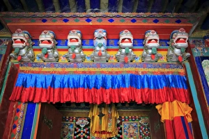 Tibet Prints: Ganden Monastery, Wangbur Mountain, Lhasa, Tibet, China