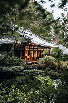 Prayer Prints: Gansen-ji temple, pagoda and garden near Kyoto, Japan