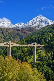 Ganter bridge of Simplon pass road, Valais, Switzerland