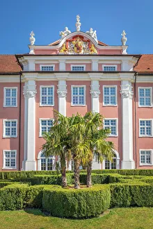 Meersburg Prints: Garden Terrace and New Palace Meersburg, Baden-Wurttemberg, Germany