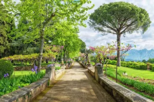 Ravello Prints: Garden of Villa Cimbrone Ravello, Amalfi Coast, Campania, Italy