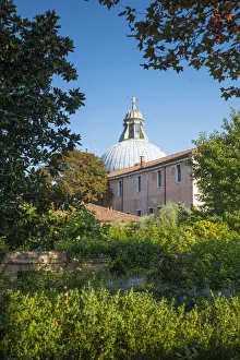 Gardens of the Bauer Palladio hotel, Guidecca, Venice, Itlay