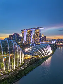 5 Star Prints: Gardens by the Bay & Marina Bay Sands Hotel, Singapore
