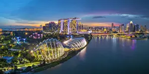 5 Star Prints: Gardens by the Bay & Marina Bay Sands Hotel, Singapore