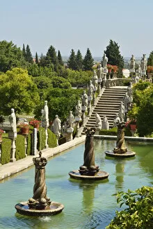 Images Dated 12th September 2014: Gardens of the Paco Episcopal of Castelo Branco, founded in the 18th century by the