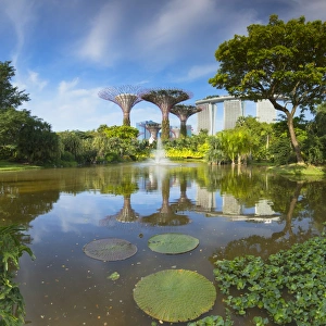 Gardens by the Way and Marina Bay Sands Hotel, Singapore
