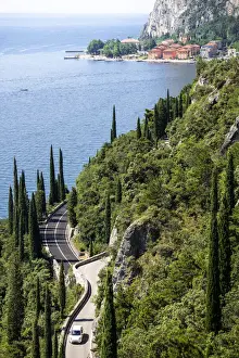 Gardesana Occidentale scenic road named Strada della Forra'on Garda Lake