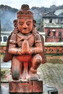Nepal Collection: Garuda statue, Pashupatinath, Kathmandu, Nepal