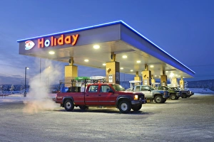 Energy Prints: Gas Station, Fairbanks, Alaska, USA