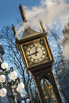 Gastown steam clock, Vancouver, British Columbia, Canada