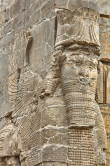 Achaemenian Gallery: Gate of All Nations, Gate of Xerxes, Persepolis, ceremonial capital of Achaemenid Empire