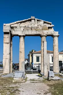 Gate of Athena Archegetis, Roman Agora, Athens, Attica, Greece