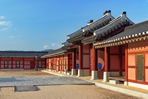 Suwon Prints: Gate at Hwaseong Fortress Palace (UNESCO World Heritage Site)