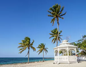 Images Dated 16th January 2020: Gazebo at Guardalavaca Beach, Holguin Province, Cuba
