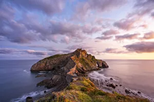 Images Dated 29th April 2020: Gaztelugatxe, Biscay, Basque Country, Spain. View of the islet