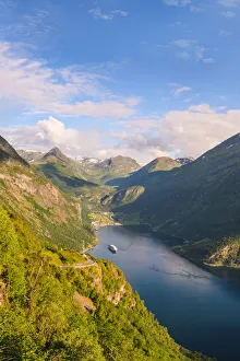More Og Romsdal Prints: Geirangerfjord, More og Romsdal, Norway. A UNESCO world heritage site