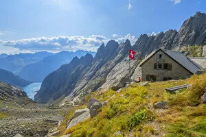 Gelmer hut, Urner Alps, canton Berne, Switzerland