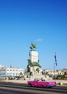 Almendron Prints: General Antonio Maceo Monument, Malecon, Havana, La Habana Province, Cuba