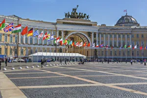Images Dated 24th March 2016: General Staff Building, Palace square, Saint Petersburg, Russia