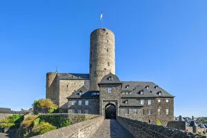 Images Dated 7th February 2022: Genovevaburg castle Mayen, Eifel, Rhineland-Palatinate, Germany