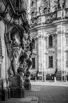 Dresden Casle Prints: Georgentor (City Gate), Residenzschloss (Dresden Castle), Dresden, Saxony, Germany