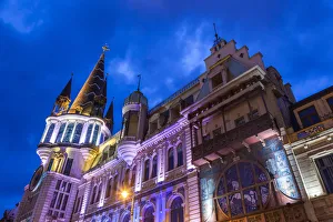 Resort City Prints: Georgia, Batumi, Astronomical Clock Building