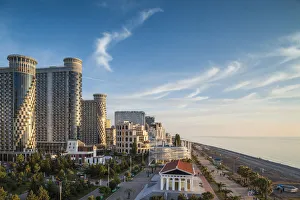 Georgia, Batumi, Batumi Boulevard, seaside promenade, architecture