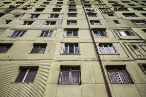 Georgia, Batumi, Batumi Boulevard seaside promenade, Soviet-era apartment buildings Georgia, Batumi, Batumi Boulevard seaside promenade, Soviet-era apartment buildings