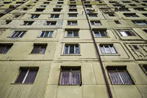 Resort City Prints: Georgia, Batumi, Batumi Boulevard seaside promenade, Soviet-era apartment buildings