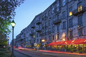 Images Dated 10th January 2017: Georgia, Savannah, Factors Walk, Restored Cotton Warehouses, River Street