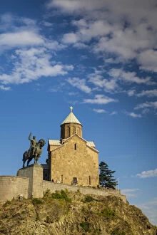 Georgia, Tbilisi, Avlabari, Metekhi Church