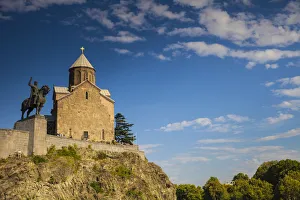 Georgia, Tbilisi, Avlabari, Metekhi Church