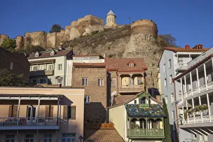 Georgia, Tbilisi, Narikala Fortress above Old town