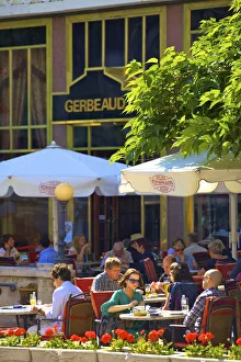 Gerbeaud Restaurant in Vaci Utca, Budapest, Hungary