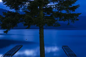 Images Dated 29th July 2015: Germany, Baden-Wurttemburg, Black Forest, Schluchsee, Schluchtsee lake, dusk