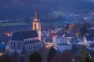 Images Dated 29th July 2015: Germany, Baden-Wurttemburg, Black Forest, Titisee-Neustadt, Neustadt town, elevated