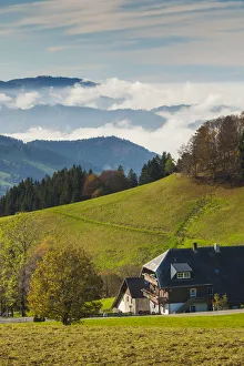 Images Dated 29th July 2015: Germany, Baden-Wurttemburg, Black Forest, Giesshubel, mountain landscape