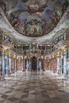 Germany, Baden-Wurttemburg, Wiblingen, Kloster Wiblingen Abbey, 18th century monastery