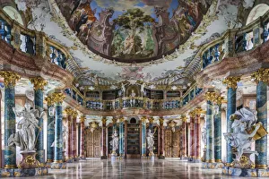 Germany, Baden-Wurttemburg, Wiblingen, Kloster Wiblingen Abbey, 18th century monastery