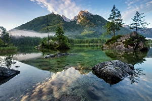 Germany, Bavaria, Hintersee lake
