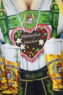 Images Dated 18th November 2010: Germany, Bavaria, Munich, Oktoberfest, Souvenir Apron