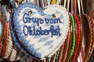 Images Dated 12th December 2013: Germany, Bavaria, Munich, Oktoberfest, Souvenir Biscuits