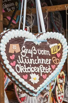 Images Dated 12th December 2013: Germany, Bavaria, Munich, Oktoberfest, Souvenir Biscuits