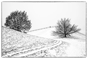 Olympiapark Prints: Germany, Bavaria, Munich, Olympiapark in winter