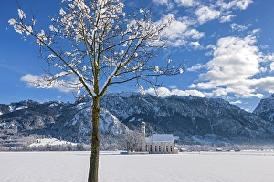 Germany, Bavaria, Sankt Koloman church, near Schwangau village