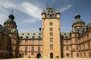 Images Dated 1st October 2008: Germany, Bayern / Bavaria, Aschaffenburg, Schloss Johannisburg castle