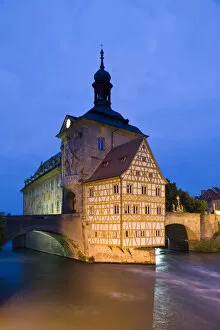 Images Dated 1st October 2008: Germany, Bayern / Bavaria, Bamberg, Old Town Hall