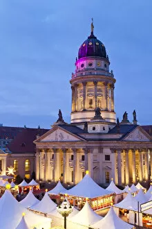 Images Dated 29th March 2010: Germany, Berlin, traditional Christmas Market at Gendarmenmarkt