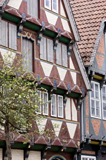 Germany, Lower Saxony, Celle, Old Timbered houses