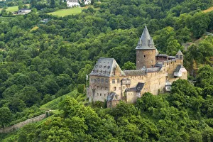 Germany, Rhineland Palatinate, Bacharach, Burg Stahleck (Stahleck Castle)